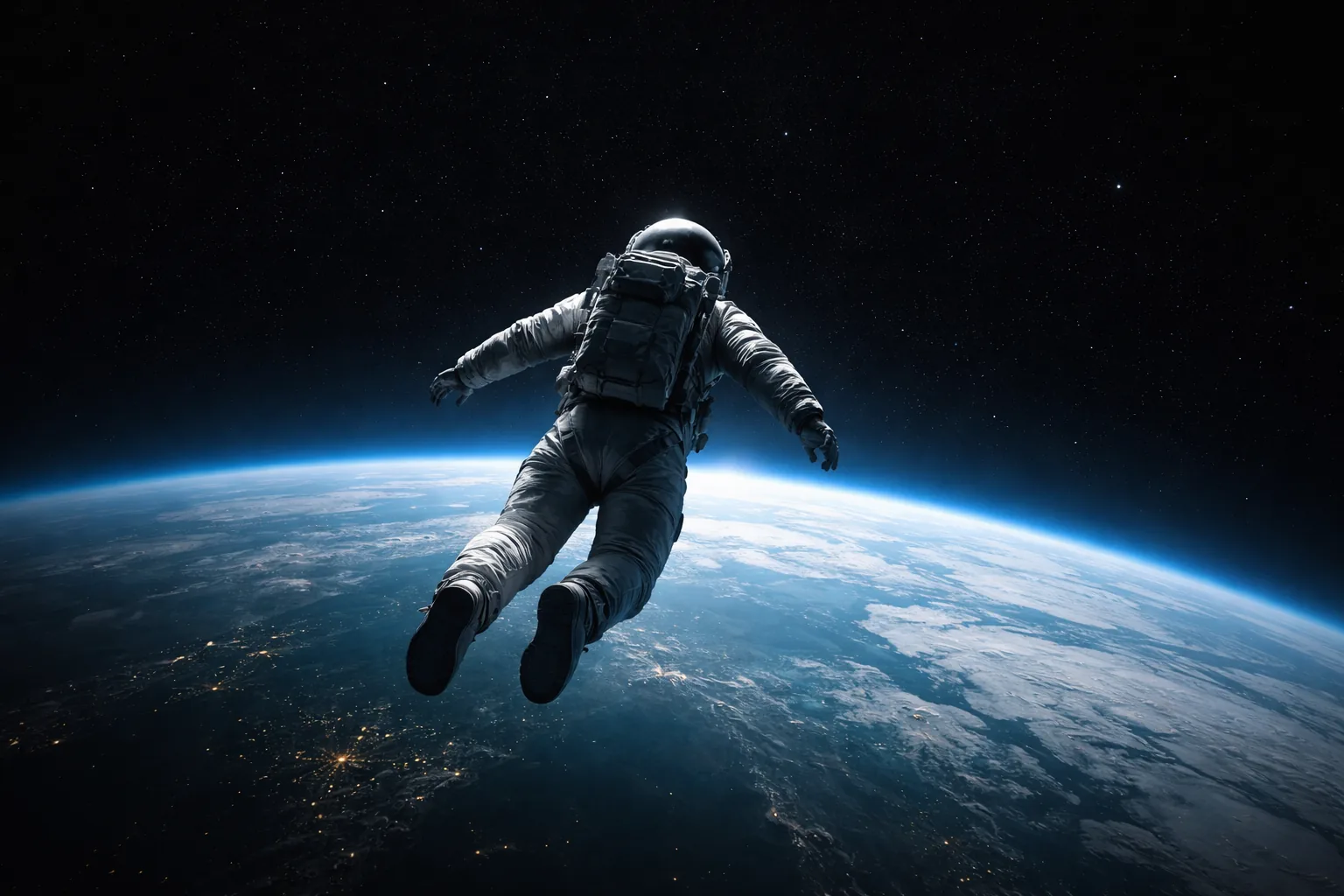 Astronaut hero visual